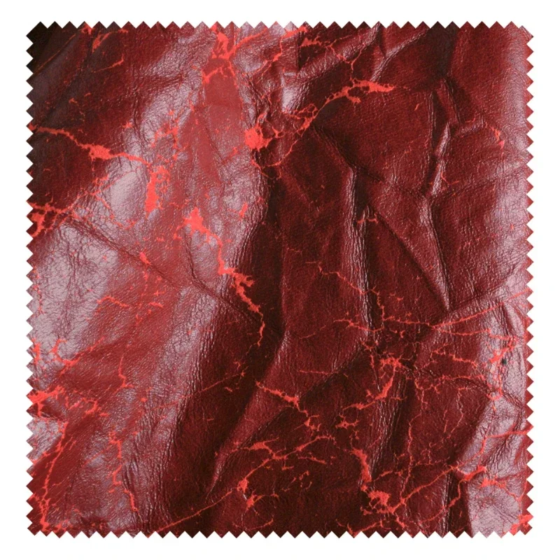 Czerwona flokowana skóra ekolo – Vintage Sewing Textile recenzja i cena